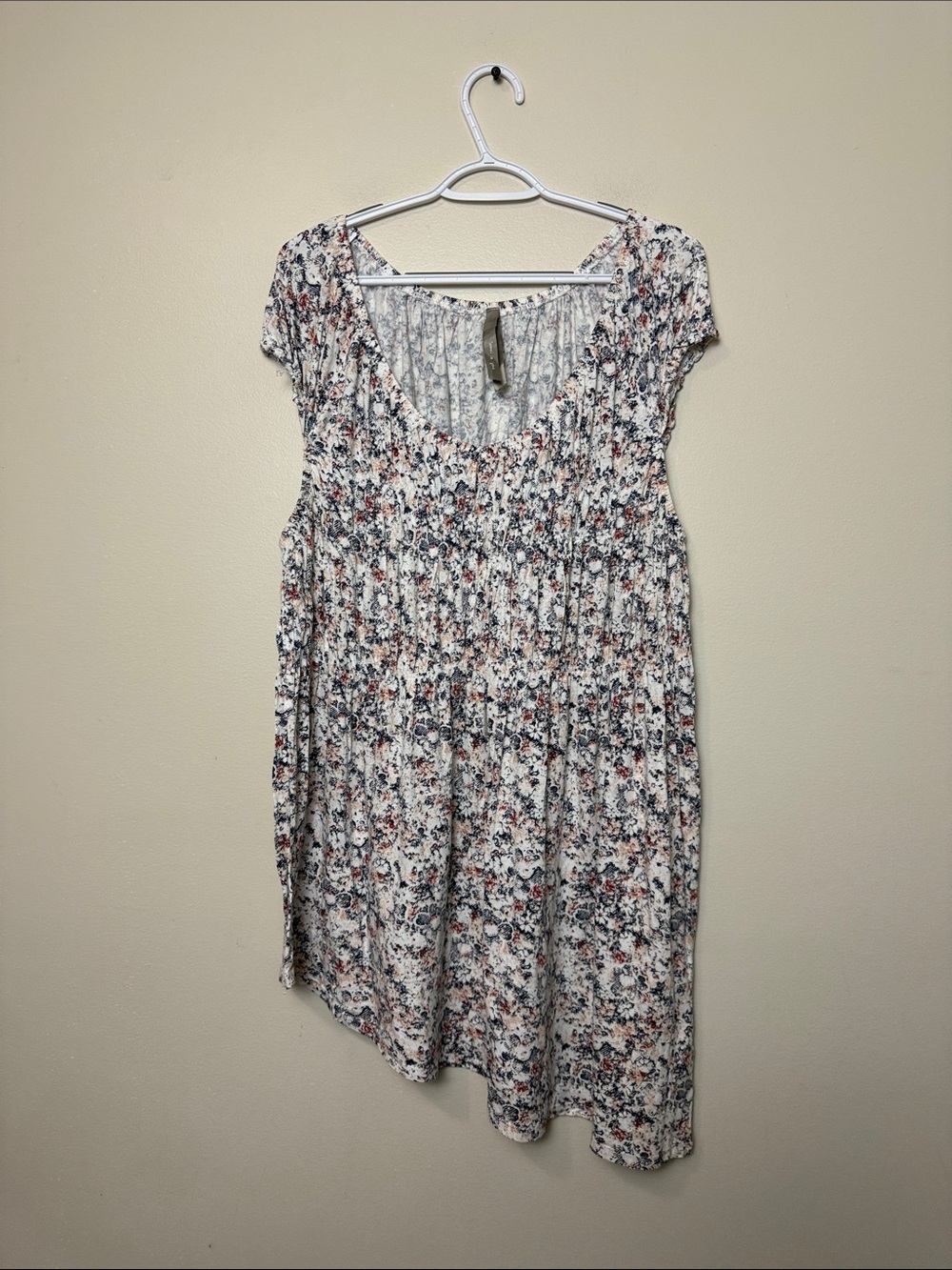 Floral V-Neck Midi Dress size 3x